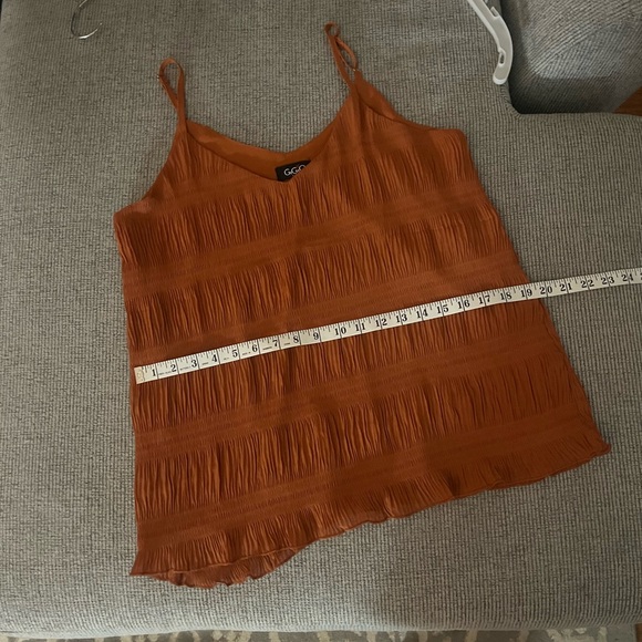 NWOT GiGiO Size Small Burnt Orange Camisole Make me an offer. 🤗 - Picture 3 of 9